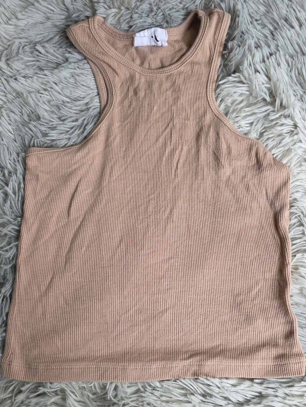 LNA Ribbed Tank Top - Beige